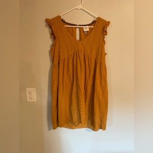 Knox Rose Women's Ruffle Short Sleeve Dress